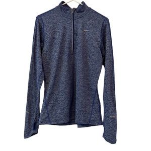 Nike Blue Dri-Fit Quarter Zip